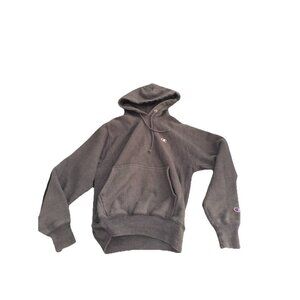 Vintage Champion Reverse Weave Hoodie Mens Size Small Gray Kangaroo Pocket